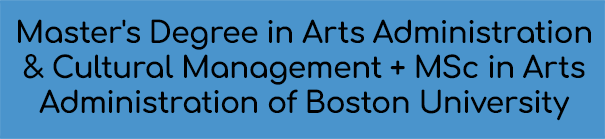 Master's Degree in Arts and Cultural Management (English Programme)